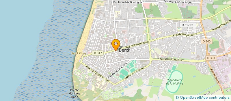 localisation de l'entreprise SCI ALEXIS à BERCK