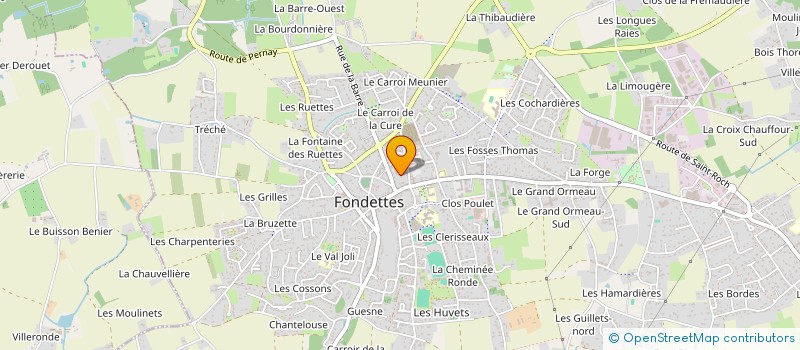 localisation de l'entreprise SCI ALEXIS à FONDETTES