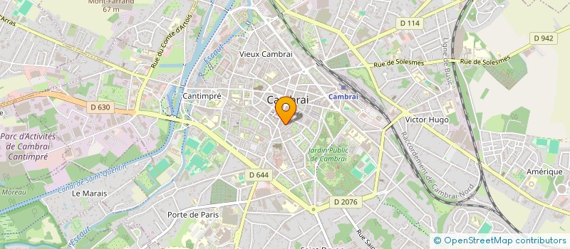 localisation de l'entreprise SCI ALEXIS  CAMBRAI