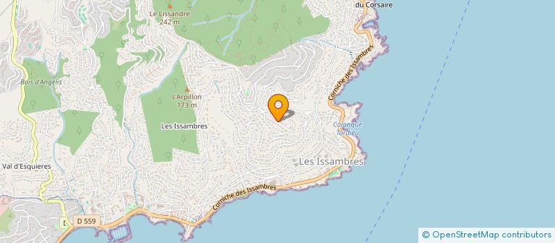 localisation de l'entreprise SCI ALEXIS  ROQUEBRUNE-SUR-ARGENS