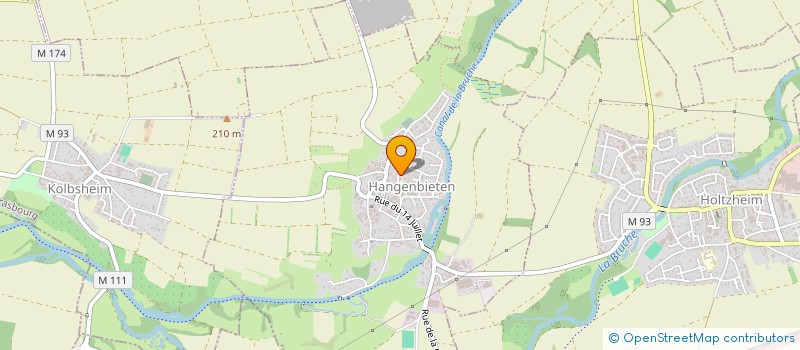 localisation de l'entreprise SCI ALEXIS  HANGENBIETEN