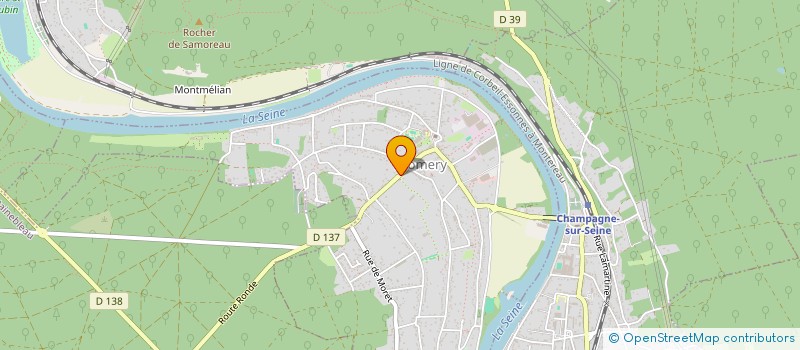 localisation de l'entreprise SCI ALEXIS  THOMERY