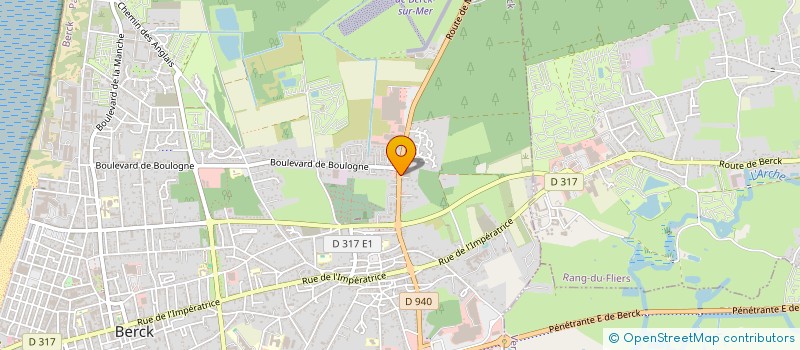 localisation de l'entreprise SCI ALEXIS  BERCK