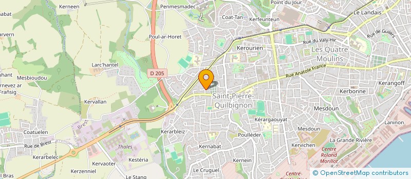 localisation de l'entreprise SCI ALEXIS  BREST