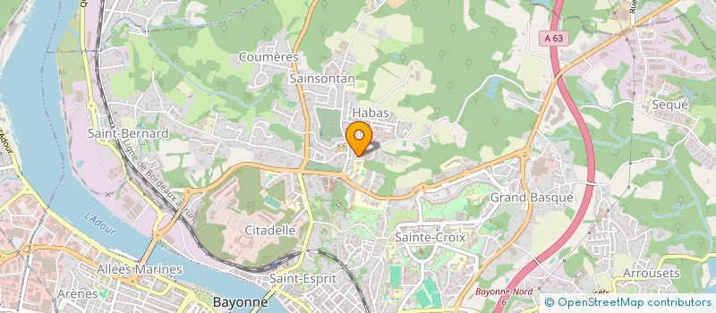 localisation de l'entreprise SCI ALEXIS à BAYONNE