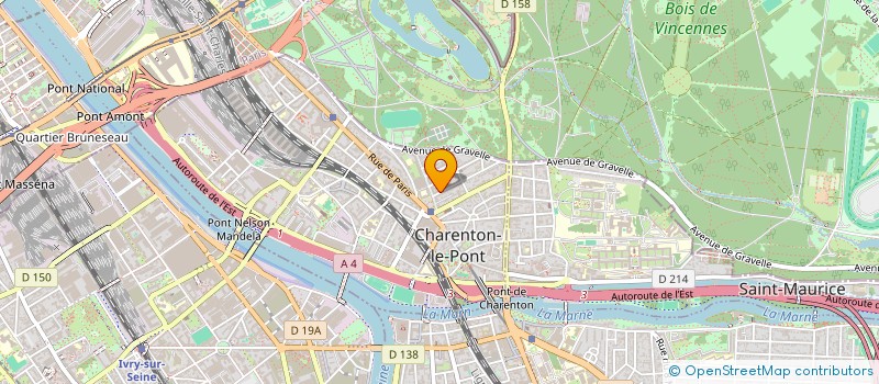 localisation de l'entreprise SCI ALEXIS BADER  CHARENTON-LE-PONT