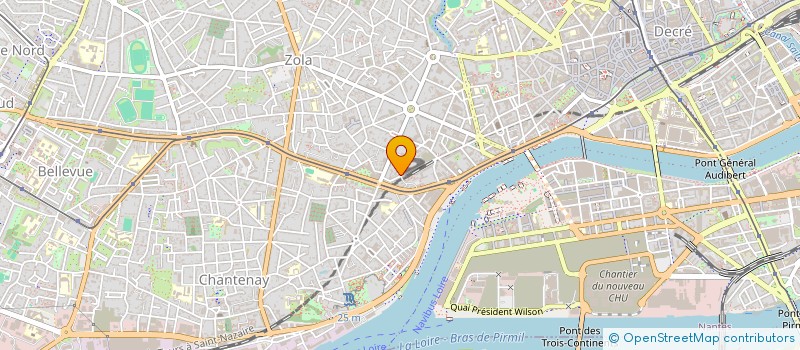 localisation de l'entreprise SCI ALEXIS DREVAL à NANTES