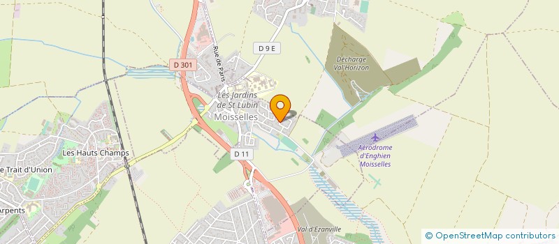 localisation de l'entreprise SCI ALEXLAU à MOISSELLES