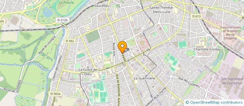 localisation de l'entreprise SCI ALEXMA à CAEN