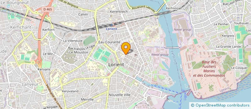 localisation de l'entreprise SCI ALEXODIE  LORIENT