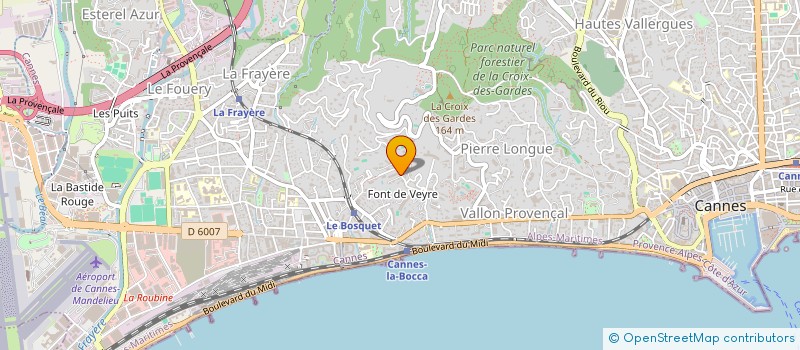 localisation de l'entreprise SCI ALEXONE  CANNES