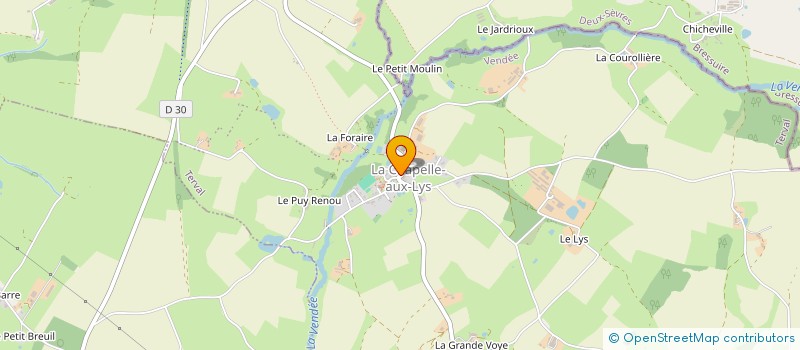 localisation de l'entreprise SCI ALEXONORINE  SAINT-HILAIRE-DE-VOUST