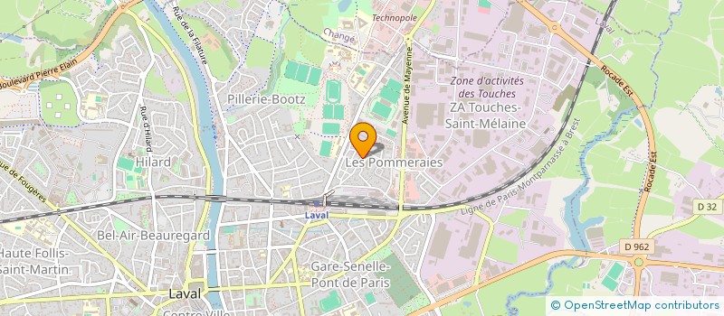 localisation de l'entreprise SCI ALEXOPHI à LAVAL