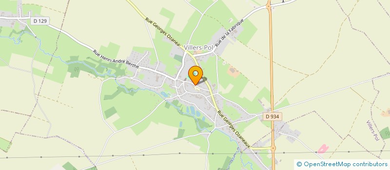 localisation de l'entreprise SCI ALEXORIA  VILLERS-POL