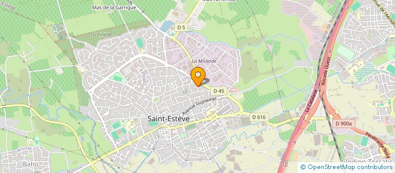 localisation de l'entreprise SCI ALEXPATRIMOINE  SAINT-ESTEVE