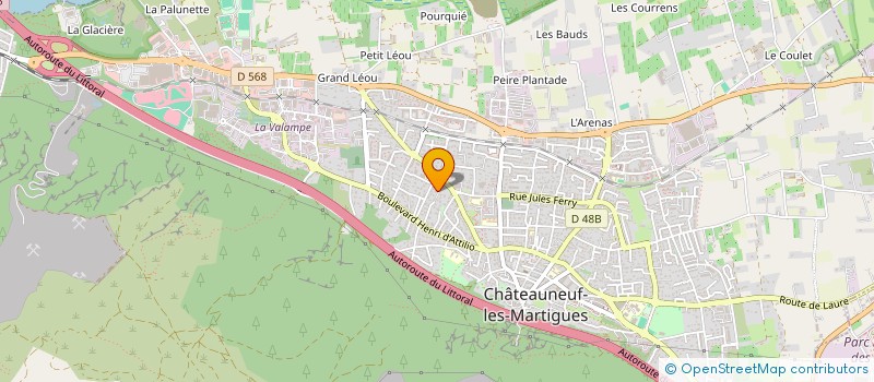 localisation de l'entreprise SCI ALEXPRES  CHATEAUNEUF-LES-MARTIGUES