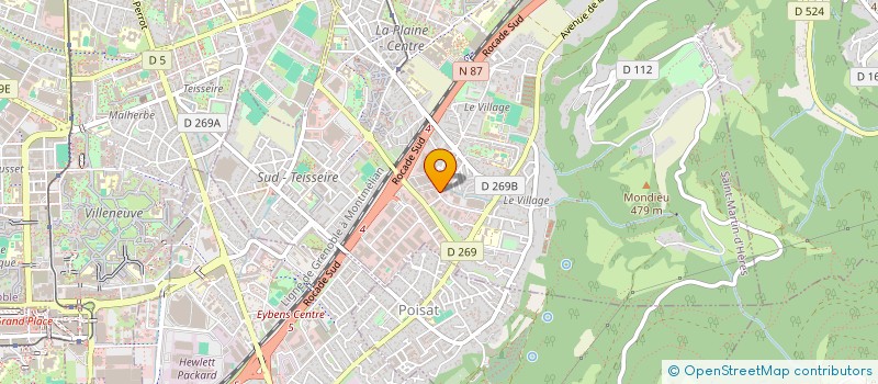 localisation de l'entreprise SCI ALEXROMA  SAINT-MARTIN-D'HERES