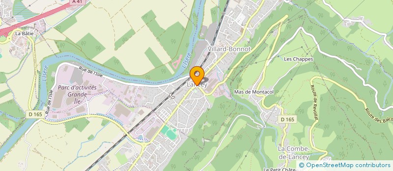 localisation de l'entreprise SCI ALEXVAL  VILLARD-BONNOT