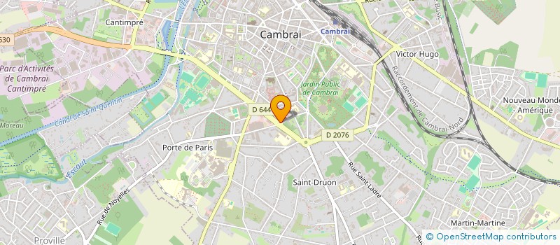 localisation de l'entreprise SCI ALEXVAL à CAMBRAI