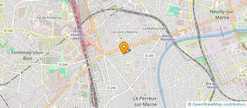 localisation de l'entreprise SCI ALEXWILLIAM  LE PERREUX-SUR-MARNE
