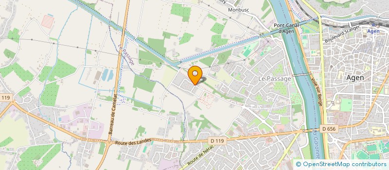 localisation de l'entreprise SCI ALEZO  LE PASSAGE