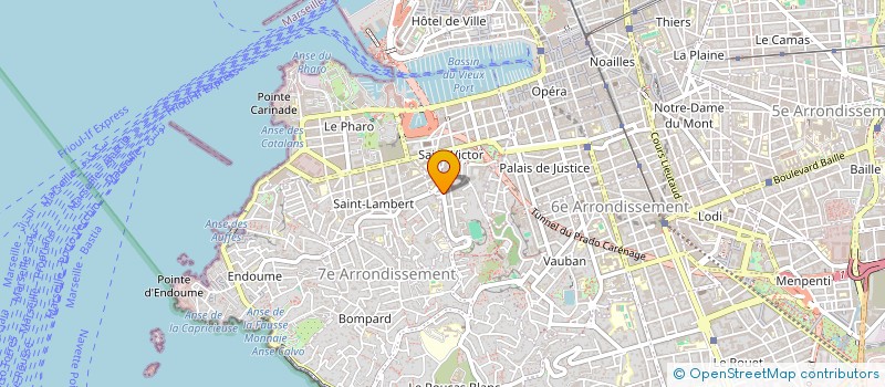 localisation de l'entreprise SCI ALF à MARSEILLE