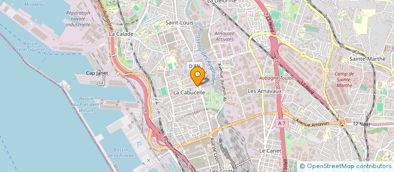 localisation de l'entreprise SCI ALF à MARSEILLE