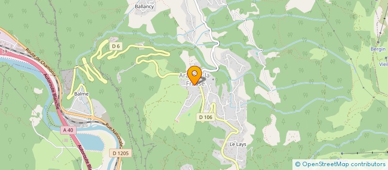 localisation de l'entreprise SCI ALF  ARACHES-LA-FRASSE