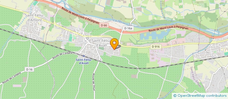 localisation de l'entreprise SCI ALF IMMO 66  SAINT-FELIU-D'AVALL