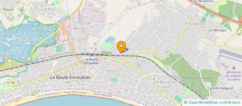 localisation de l'entreprise SCI ALFA à LA BAULE-ESCOUBLAC