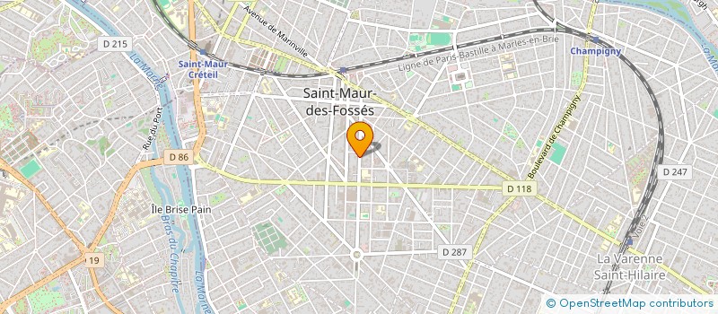 localisation de l'entreprise SCI ALFA à SAINT-MAUR-DES-FOSSES