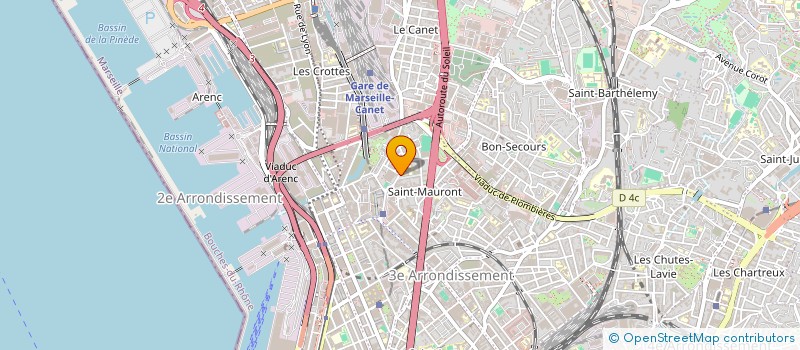 localisation de l'entreprise SCI ALFA à MARSEILLE