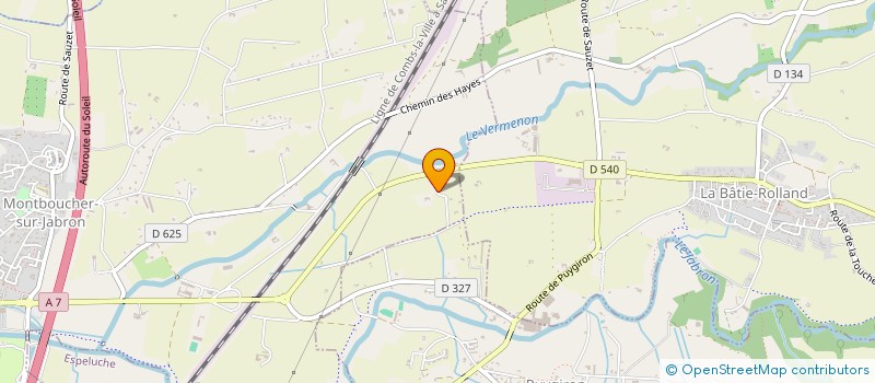 localisation de l'entreprise SCI ALFA  MONTBOUCHER-SUR-JABRON