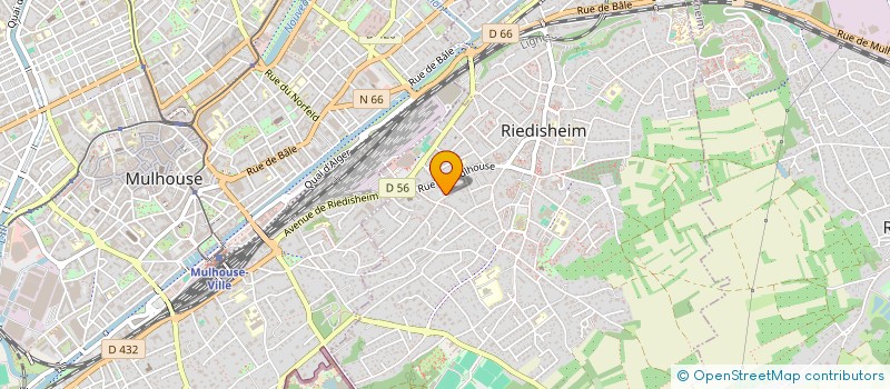 localisation de l'entreprise SCI ALFA  RIEDISHEIM