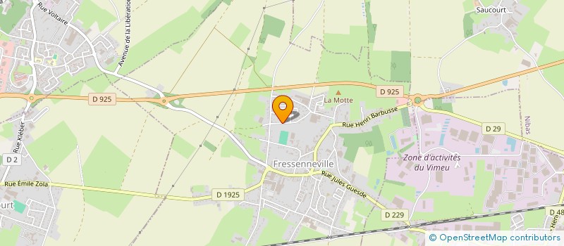 localisation de l'entreprise SCI ALFA  FRESSENNEVILLE