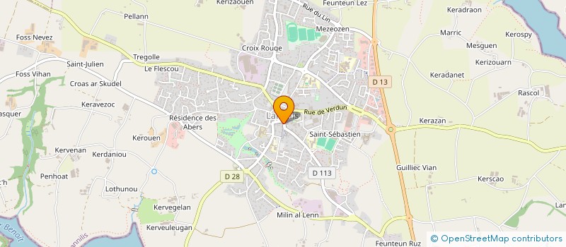 localisation de l'entreprise SCI ALFA  LANNILIS