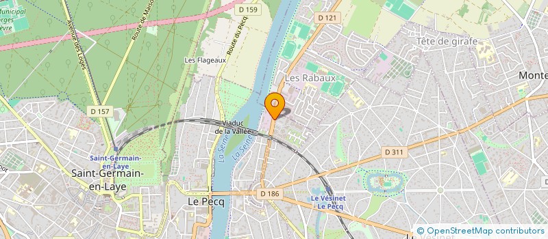 localisation de l'entreprise SCI ALFA  LE PECQ