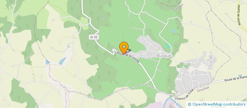 localisation de l'entreprise SCI ALFA  BUSQUE