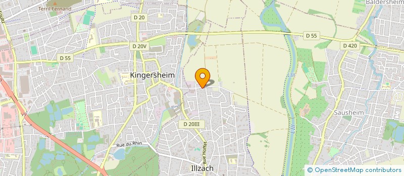 localisation de l'entreprise SCI ALFA  ILLZACH