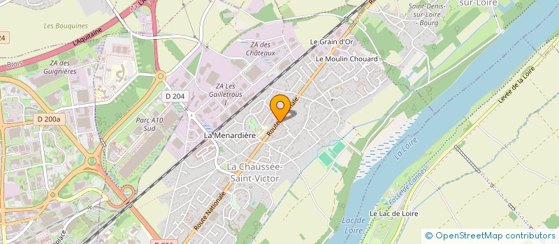 localisation de l'entreprise SCI ALFA BLOIS  LA CHAUSSEE-SAINT-VICTOR