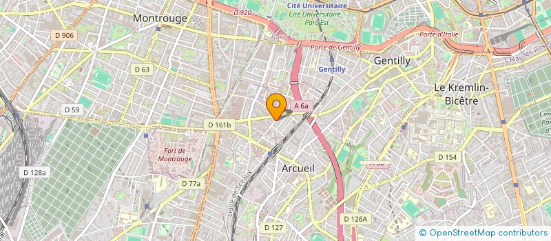 localisation de l'entreprise SCI ALFA-LAND  ARCUEIL