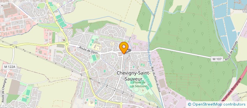 localisation de l'entreprise SCI ALFA PI  CHEVIGNY-SAINT-SAUVEUR