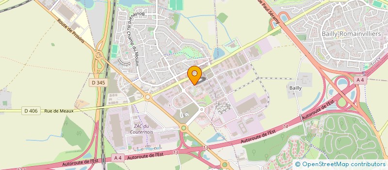 localisation de l'entreprise SCI ALFA11  SERRIS