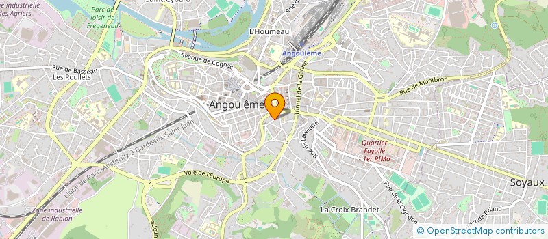 localisation de l'entreprise SCI ALFABE1 à ANGOULEME