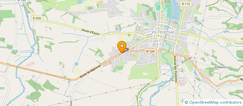 localisation de l'entreprise SCI ALFACOS à VIC-FEZENSAC