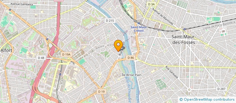 localisation de l'entreprise SCI ALFAJEN SAINT CLOUD à CRETEIL