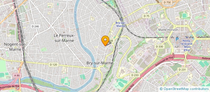 localisation de l'entreprise SCI ALFAMA  BRY-SUR-MARNE