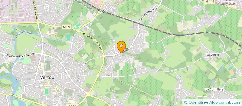 localisation de l'entreprise SCI ALFAMO  VERTOU