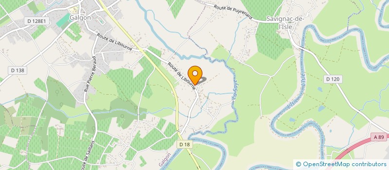 localisation de l'entreprise SCI ALFAN DEUX  GALGON