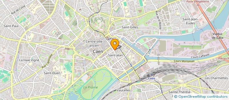 localisation de l'entreprise SCI ALFANE à CAEN